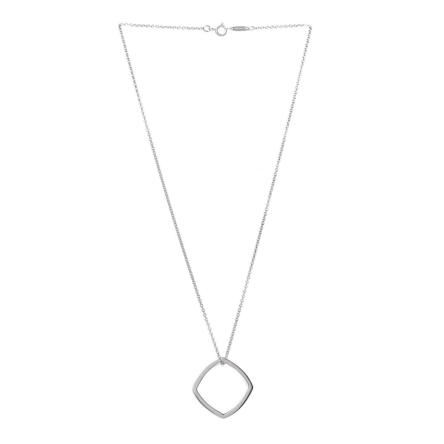 Tiffany Sterling Silver Frank Gehry Torque Pendant Necklace 3 of 7