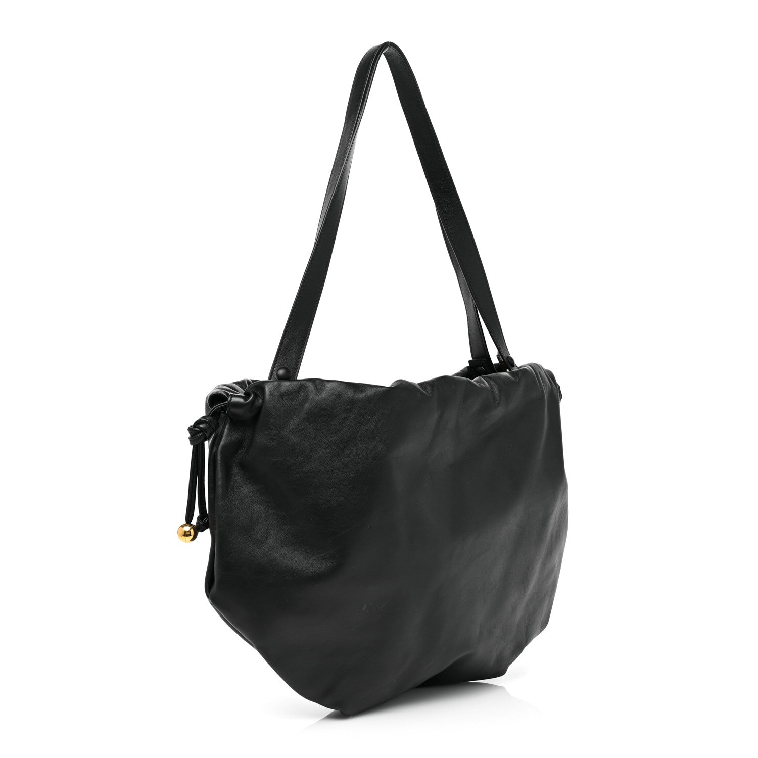 Bottega Veneta Nappa The Bulb Black 2 of 8