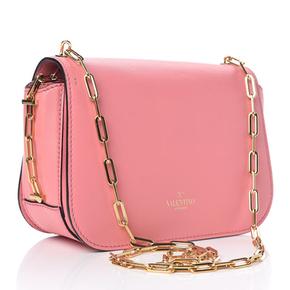 Valentino Garavani Vitello Chain Flap Bag Paradise Rose 3 of 10