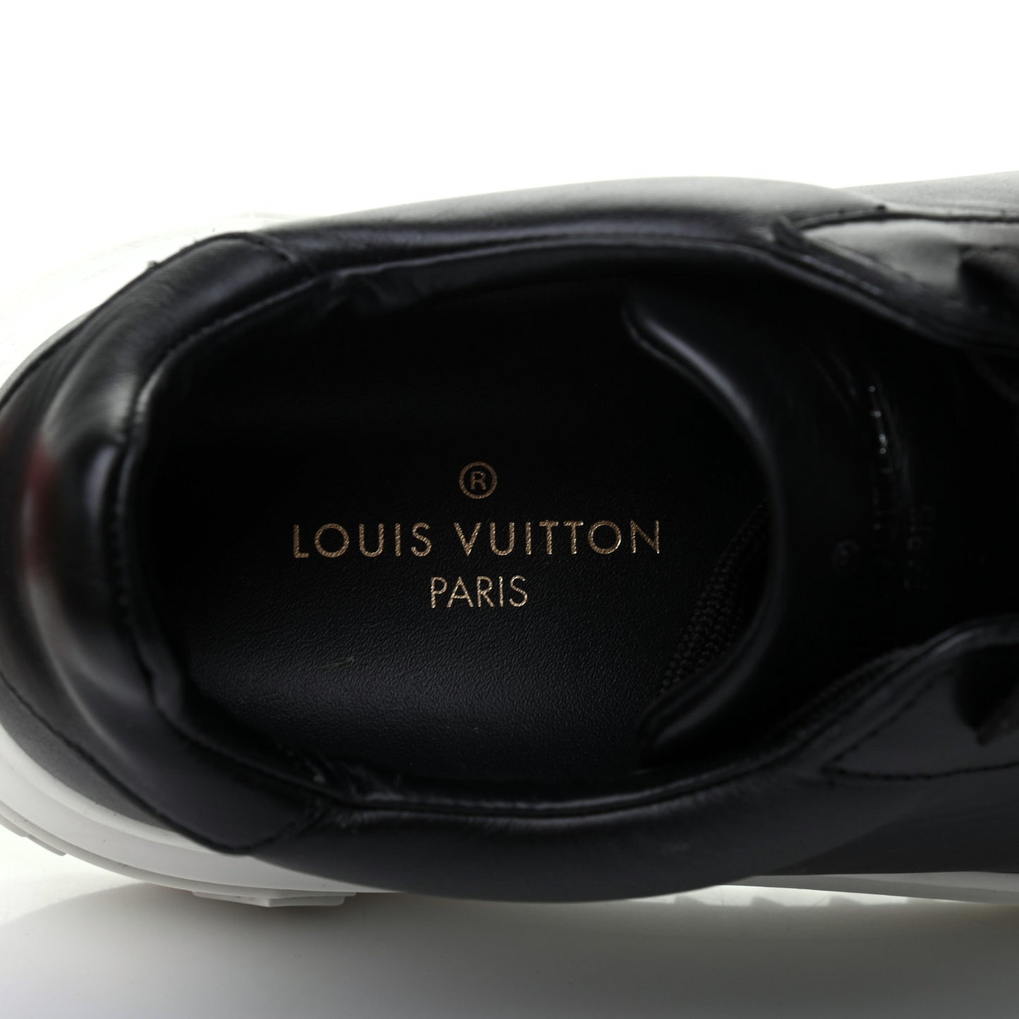 Calfskin Time Out Sneakers 35.5 Black