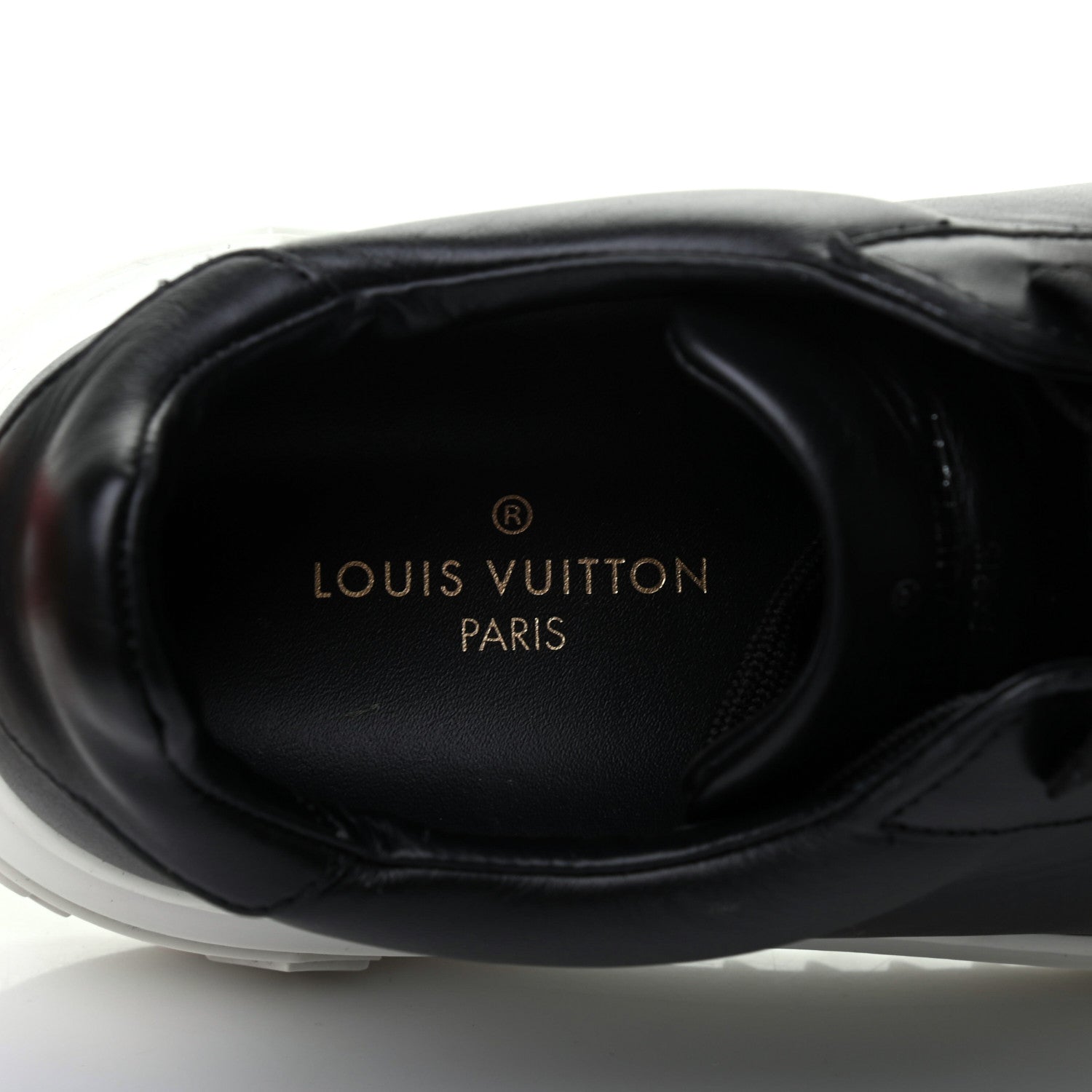 Louis Vuitton Calfskin Time Out Sneakers 35.5 Black 7 of 10