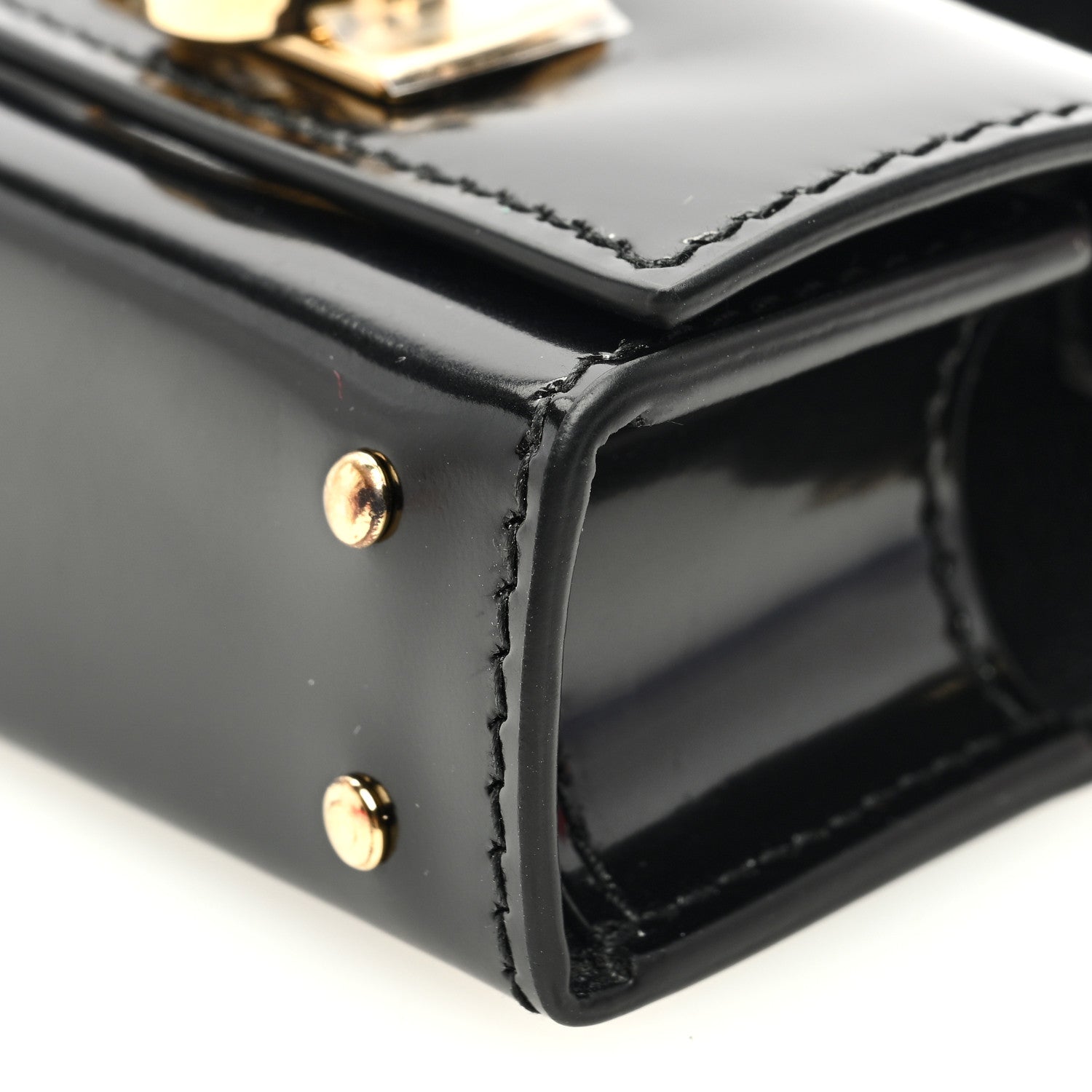 Salvatore Ferragamo Calfskin AirPod Case Black 9 of 10