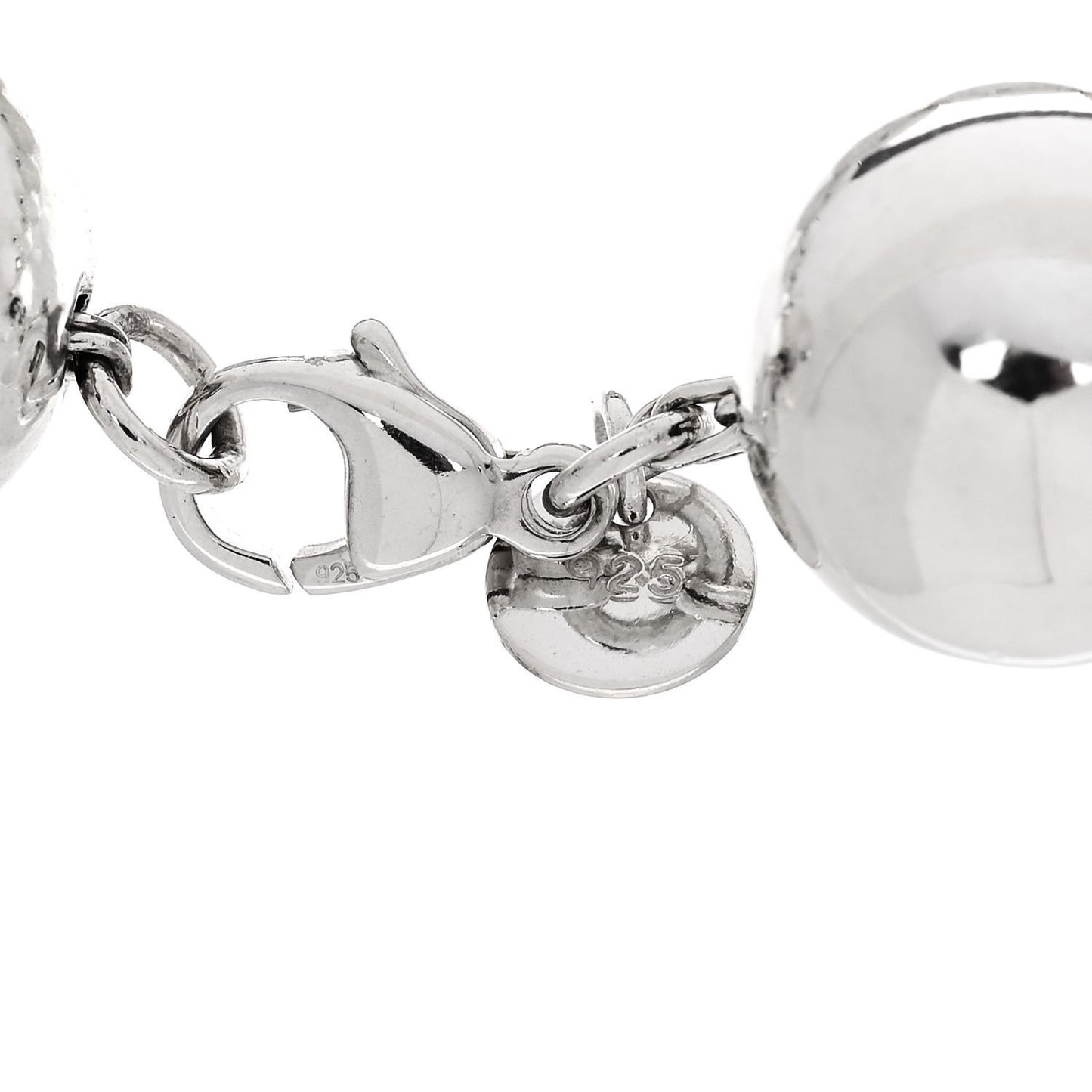 Sterling Silver 10mm Hardwear Ball Bracelet