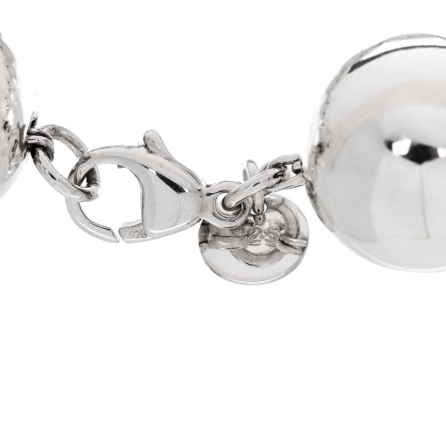 Tiffany Sterling Silver 10mm Hardwear Ball Bracelet 4 of 4