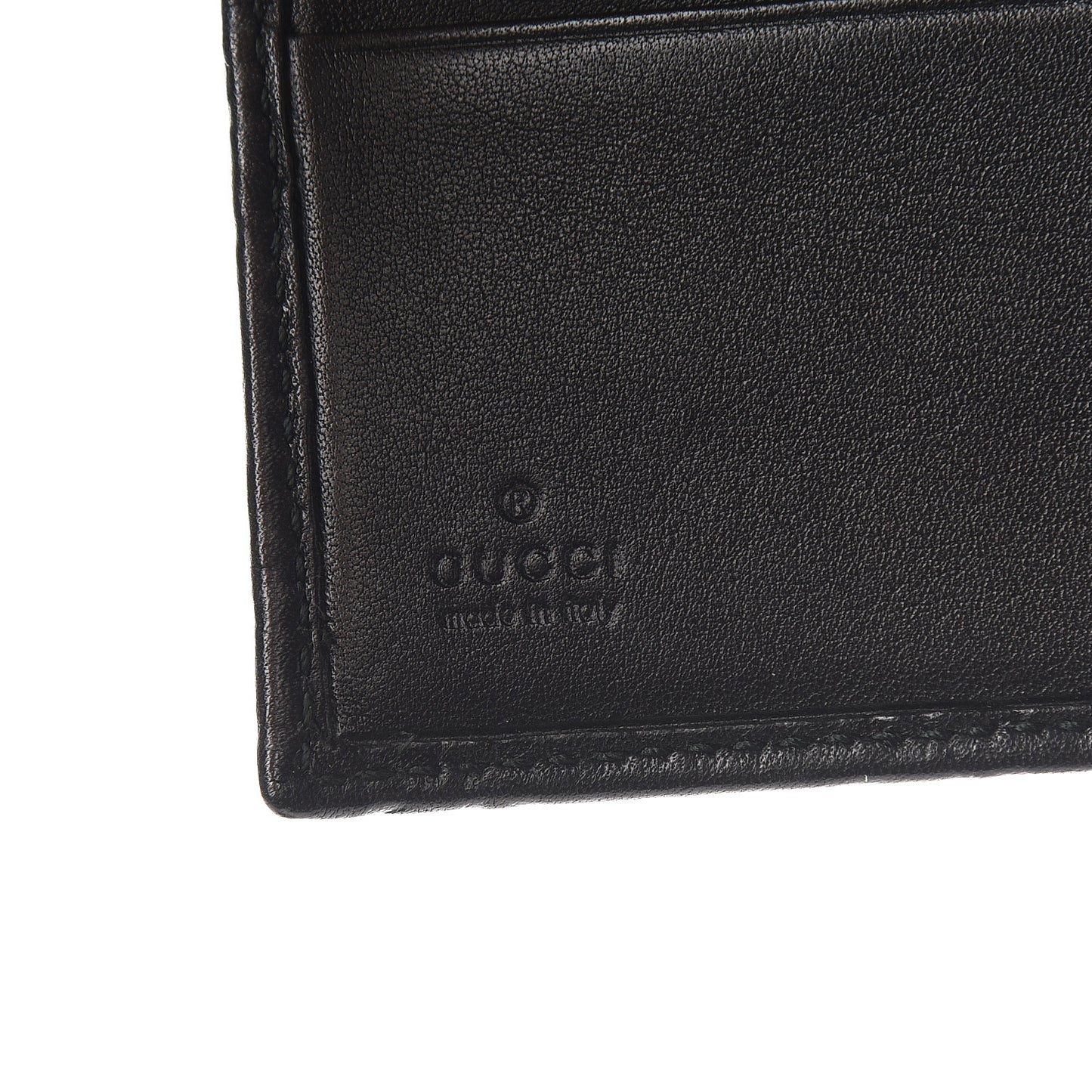 Guccissima Twins French Wallet Black