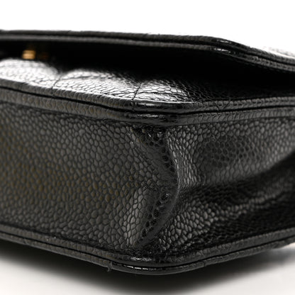 Chanel Caviar Quilted Wallet on Chain WOC Black 11 of 11