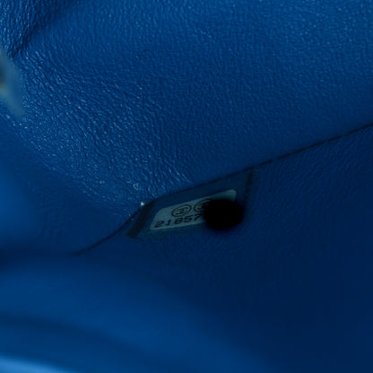 Chanel Lambskin Quilted Mini Rectangular Flap Blue 7 of 7