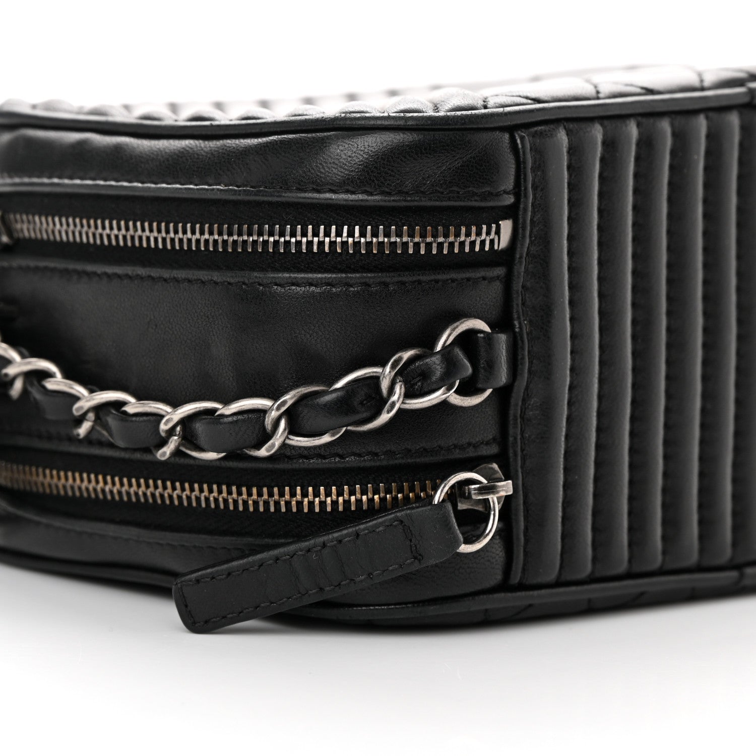 Chanel Lambskin Small Coco Boy Camera Case Black 10 of 17