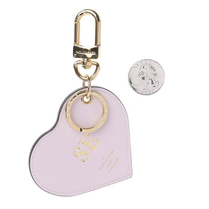 Louis Vuitton Vernis Degrade Heart Bag Charm Pink 2 of 3