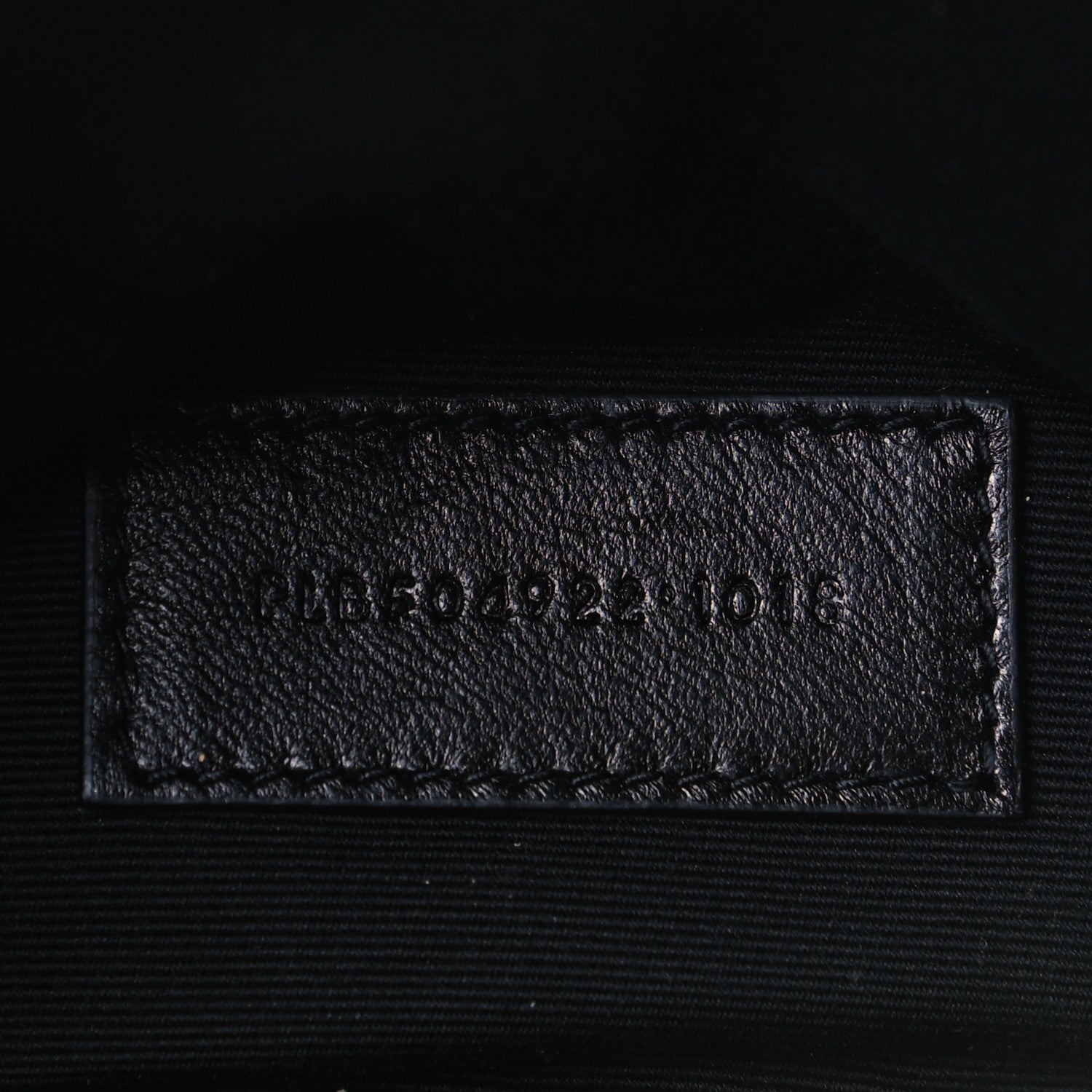Saint Laurent Grain De Poudre Chevron Monogram Bill Pouch Mimosa 6 of 9