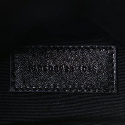 Saint Laurent Grain De Poudre Chevron Monogram Bill Pouch Mimosa 6 of 9