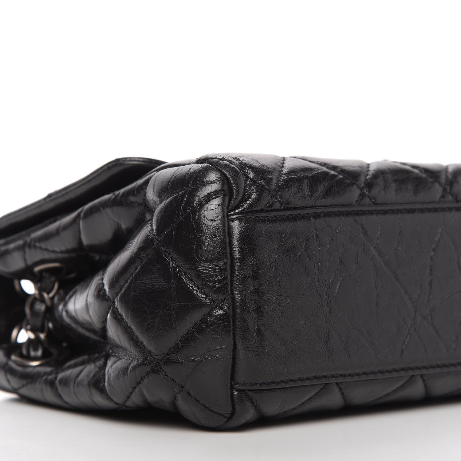 Chanel Glazed Calfskin Quilted Coco Soft Flap Black 6 of 12
