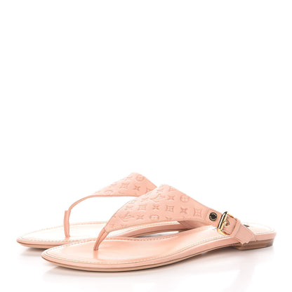 Louis Vuitton Blush Flat Thong Sandals 41 Rose Clair 3 of 9