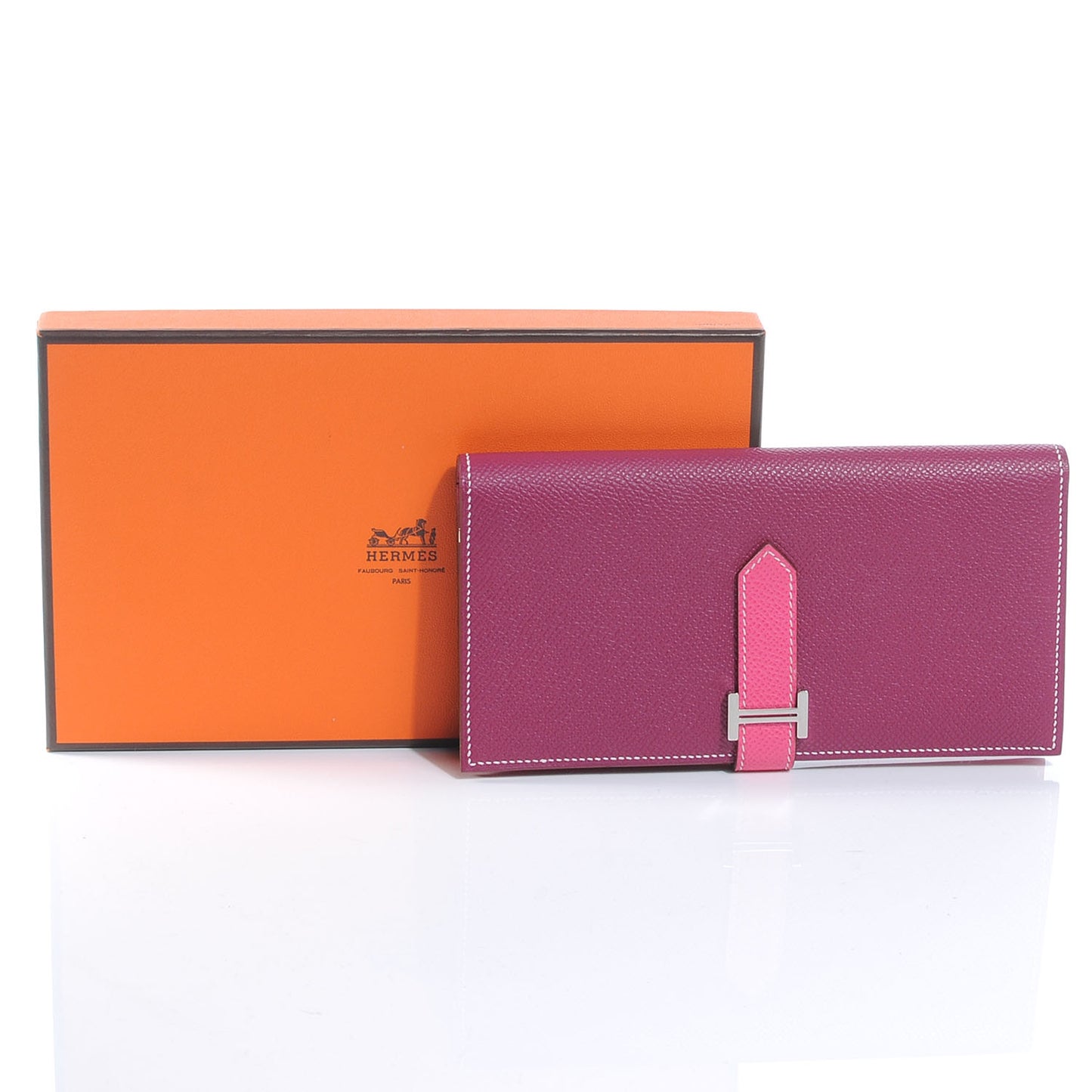 Epsom Bi Color Bearn Wallet Tosca Rose Tyrien