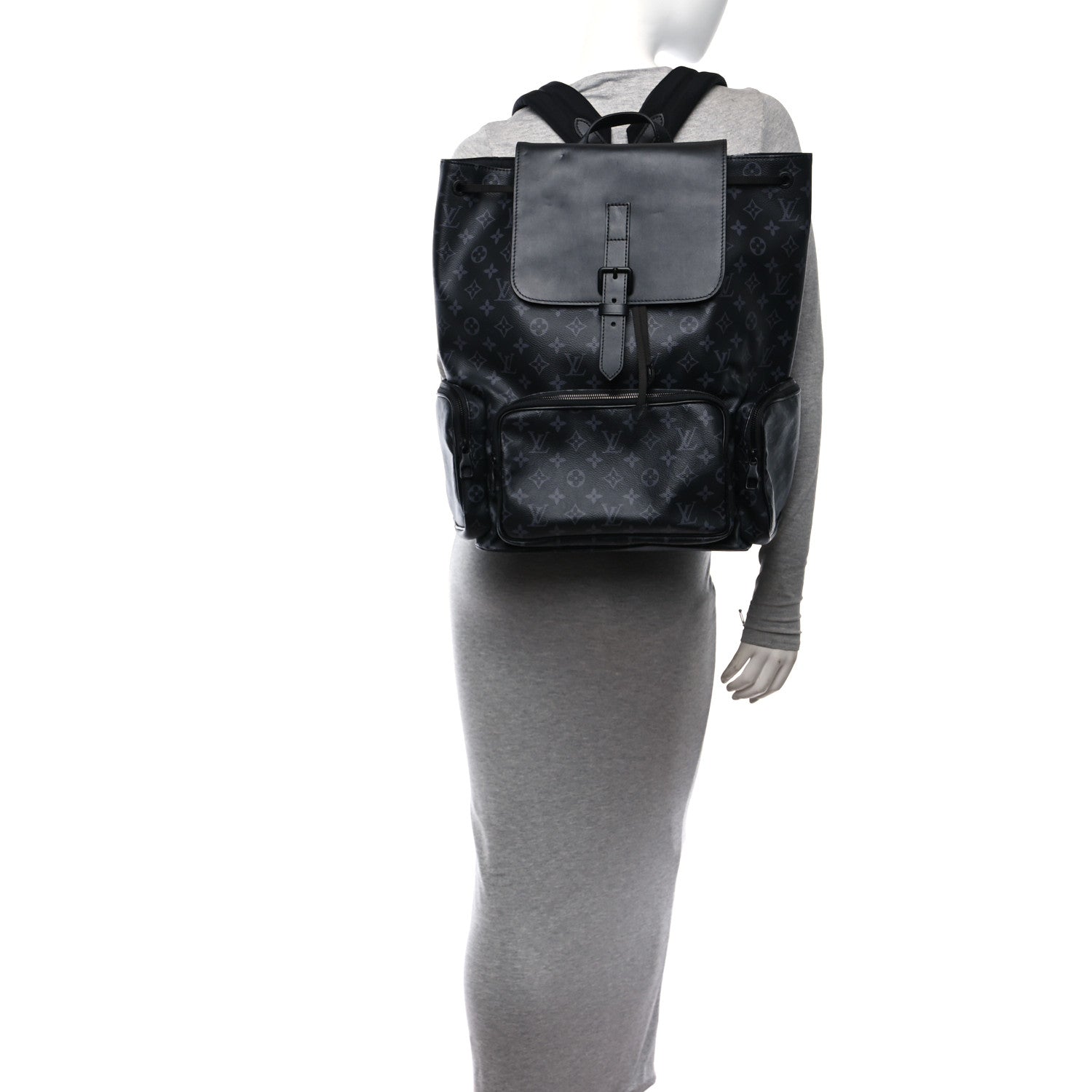 Louis Vuitton Monogram Eclipse Trio Backpack 2 of 9