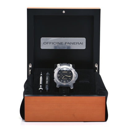 Panerai Stainless Steel Rubber 44mm Luminor Marina 1950 Automatic Watch Black PAM00312 5 of 5