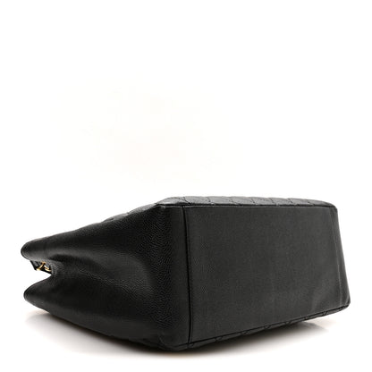 Chanel Caviar Quilted Grand Shopping Tote GST Black 4 of 10