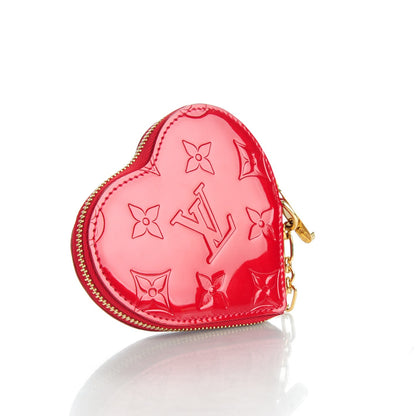 Louis Vuitton Vernis Coeur Heart Coin Purse Pomme D'Amour 3 of 7