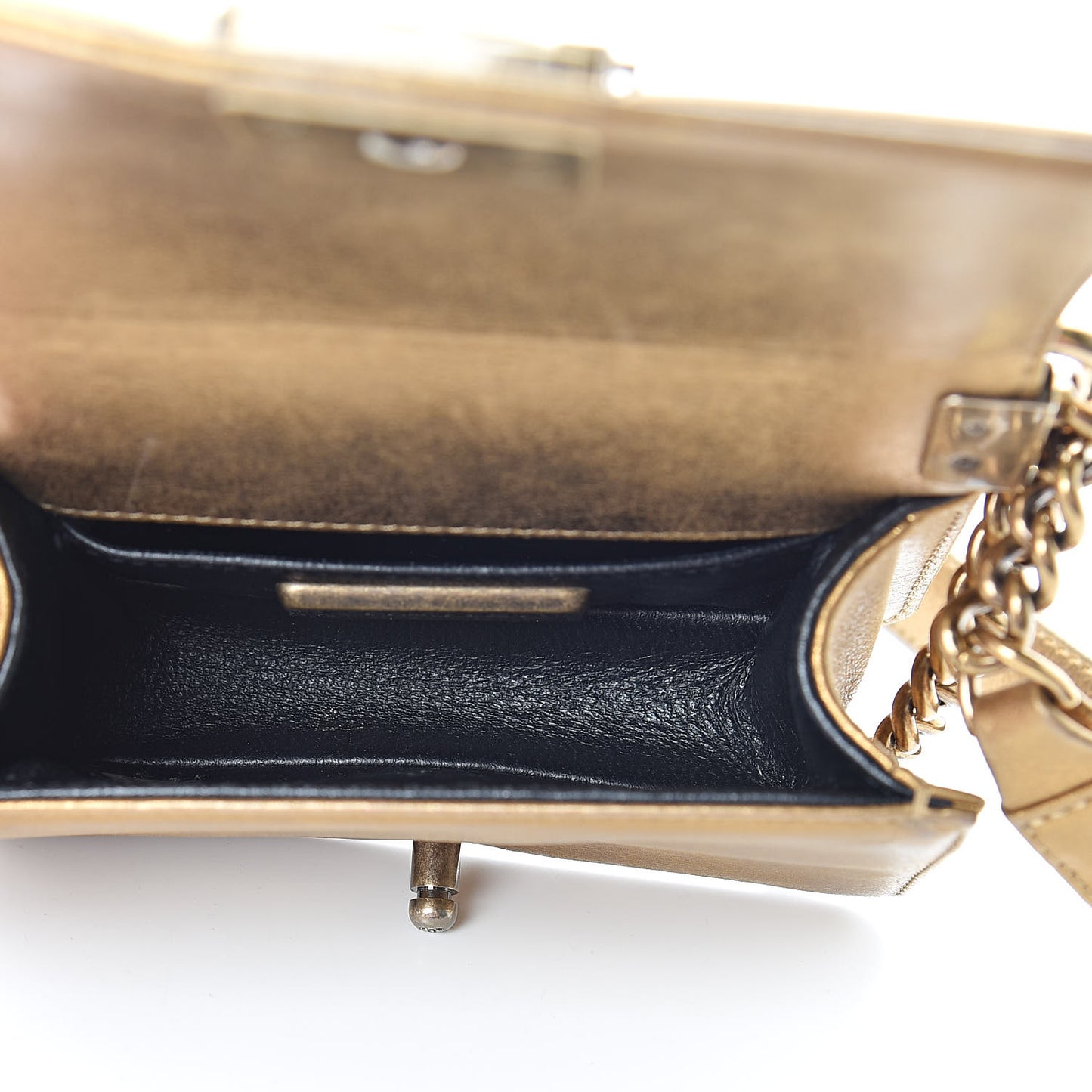 Galuchat Stingray Mini Boy Flap Gold