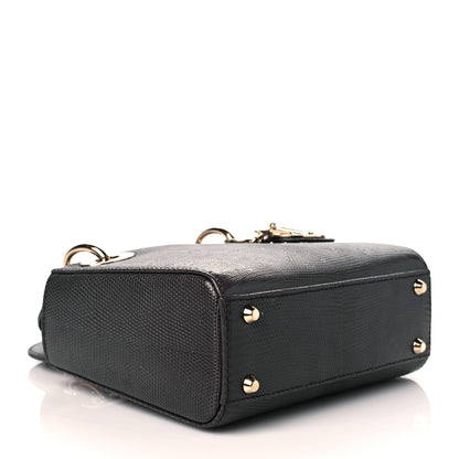 Christian Dior Lizard Mini Lady Dior Grey 3 of 9
