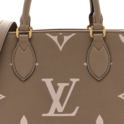 Louis Vuitton Empreinte Monogram Giant Onthego PM Tourterelle Creme 7 of 10