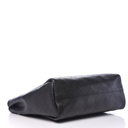 Chanel Caviar Stitched Large Shopping Tote Black 4 of 10