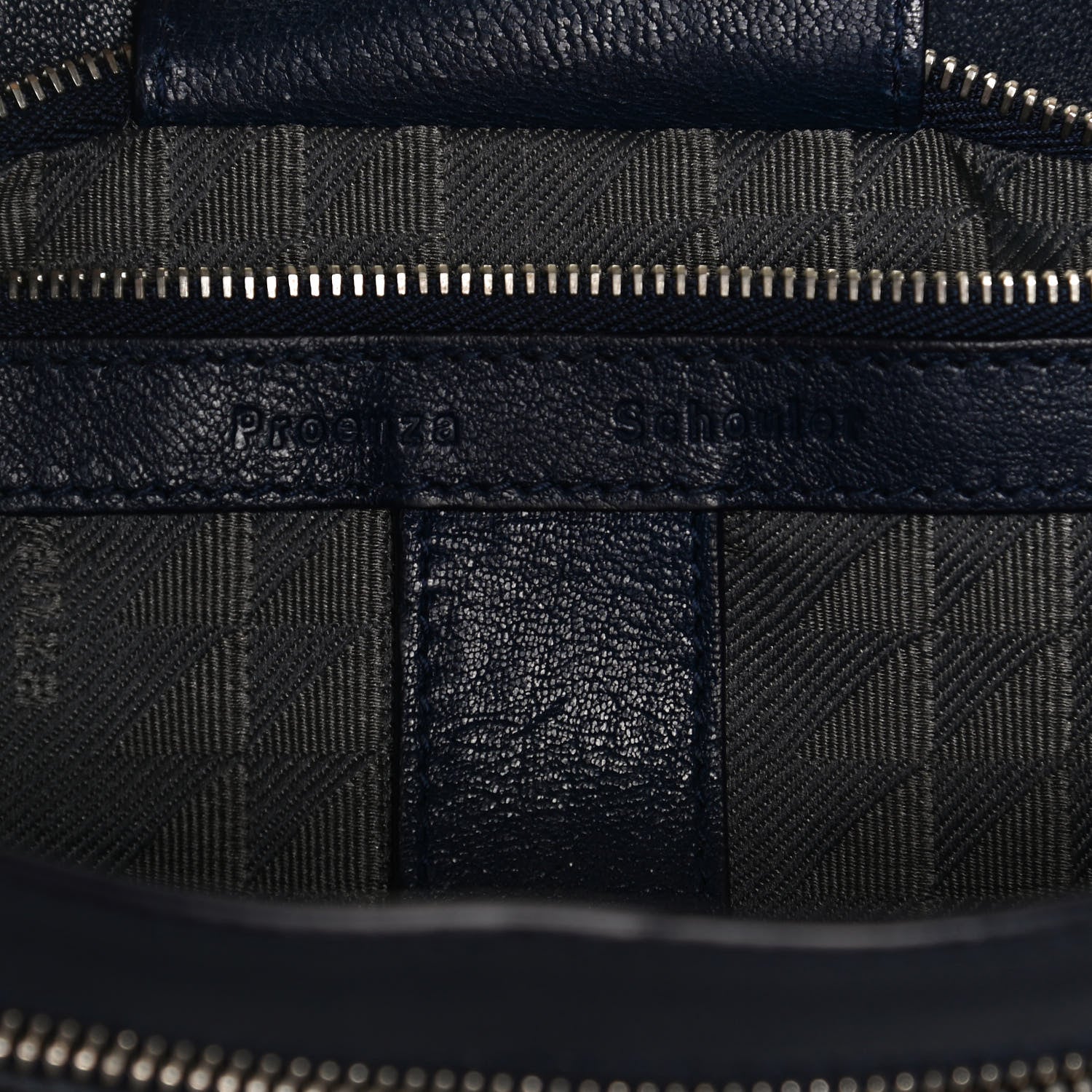 Proenza Schouler Lambskin Medium PS1 Satchel Navy 7 of 13