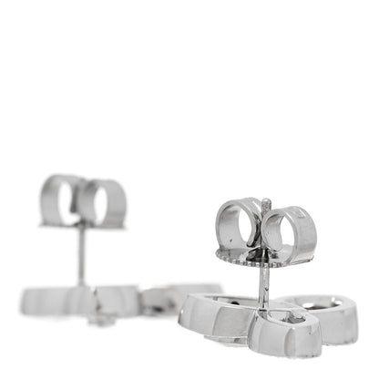 Harry Winston Platinum Diamond Lily Cluster Stud Earrings 3 of 5