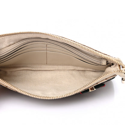 Gucci Monogram Mayfair Wristlet Off White 5 of 6