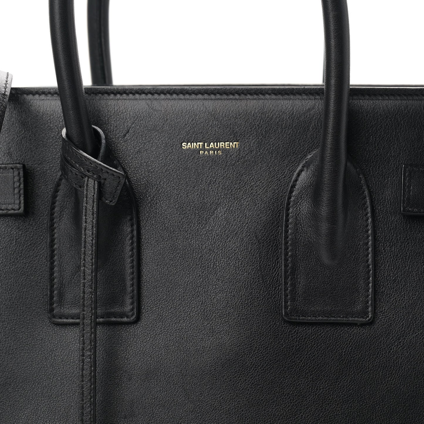Calfskin Small Sac De Jour Black