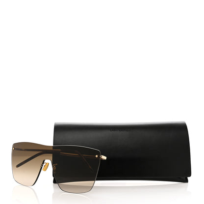 Saint Laurent Metal SL 463 Mask Sunglasses Black 7 of 7