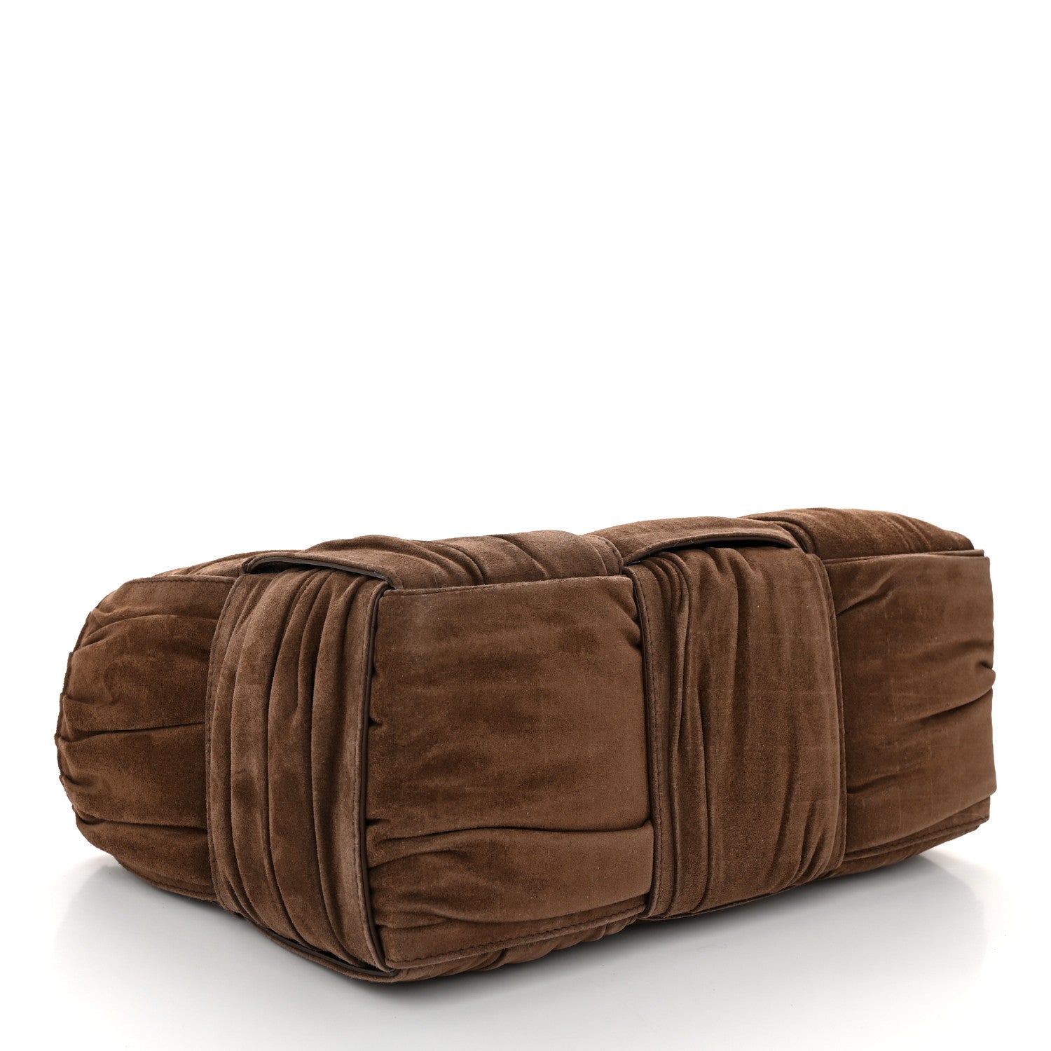 Bottega Veneta Suede Foulard Intrecciato Small Arco Tote Brownie 5 of 10