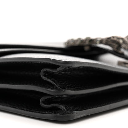 Gucci Pebbled Calfskin Small Dionysus Shoulder Bag Black 10 of 12