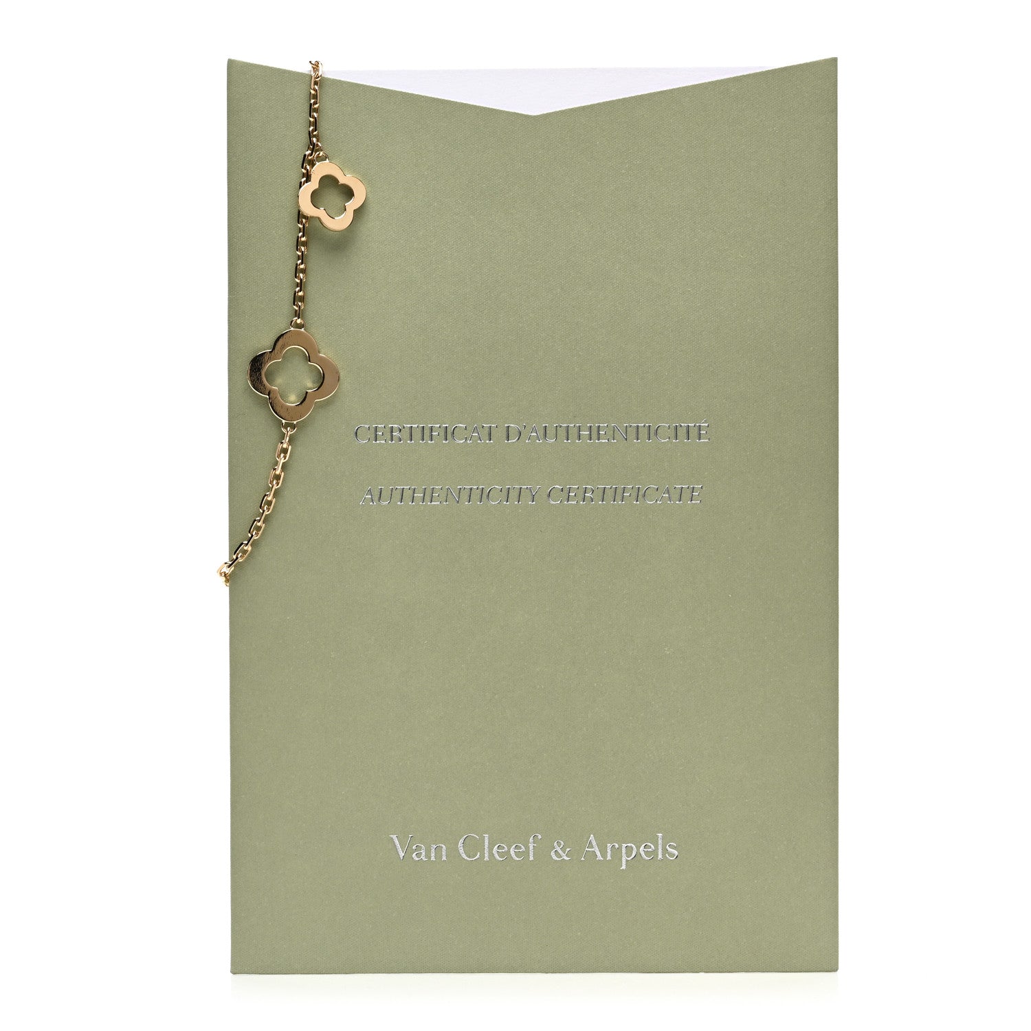 Van Cleef & Arpels 18K Yellow Gold 3 Motifs Byzantine Alhambra Bracelet 4 of 4