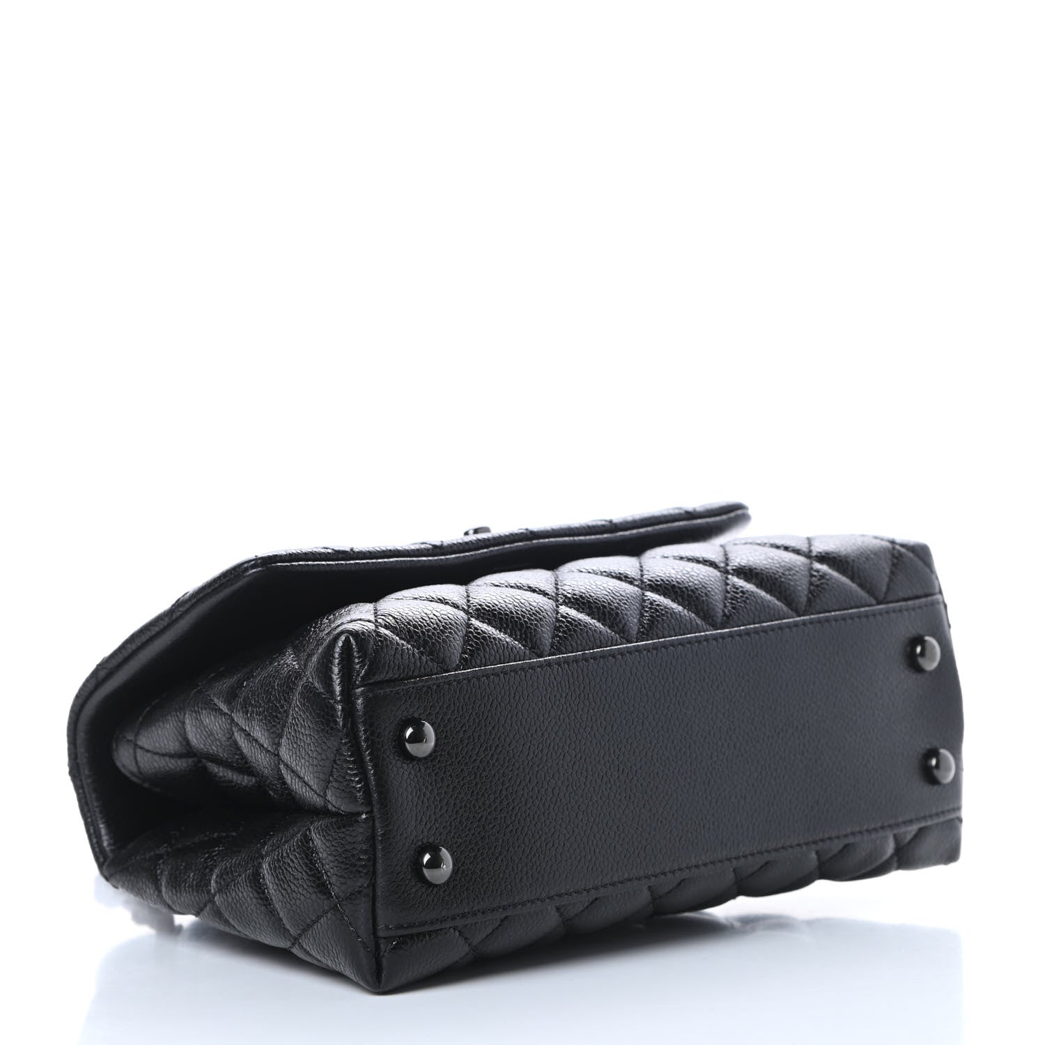 Chanel Caviar Quilted Mini Coco Handle Flap So Black 3 of 9