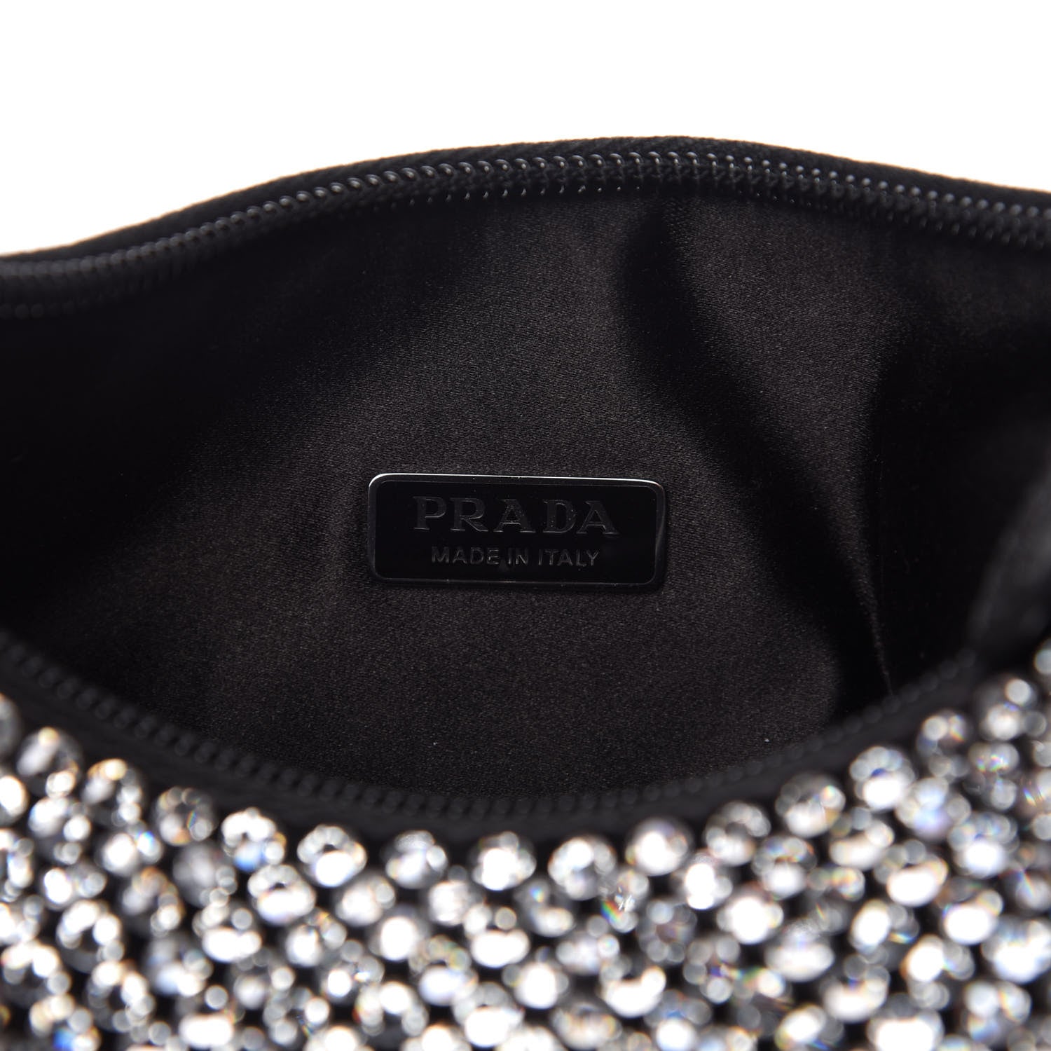 Prada Satin Crystal Mini Re-Edition 2000 Bag Cristal 8 of 12