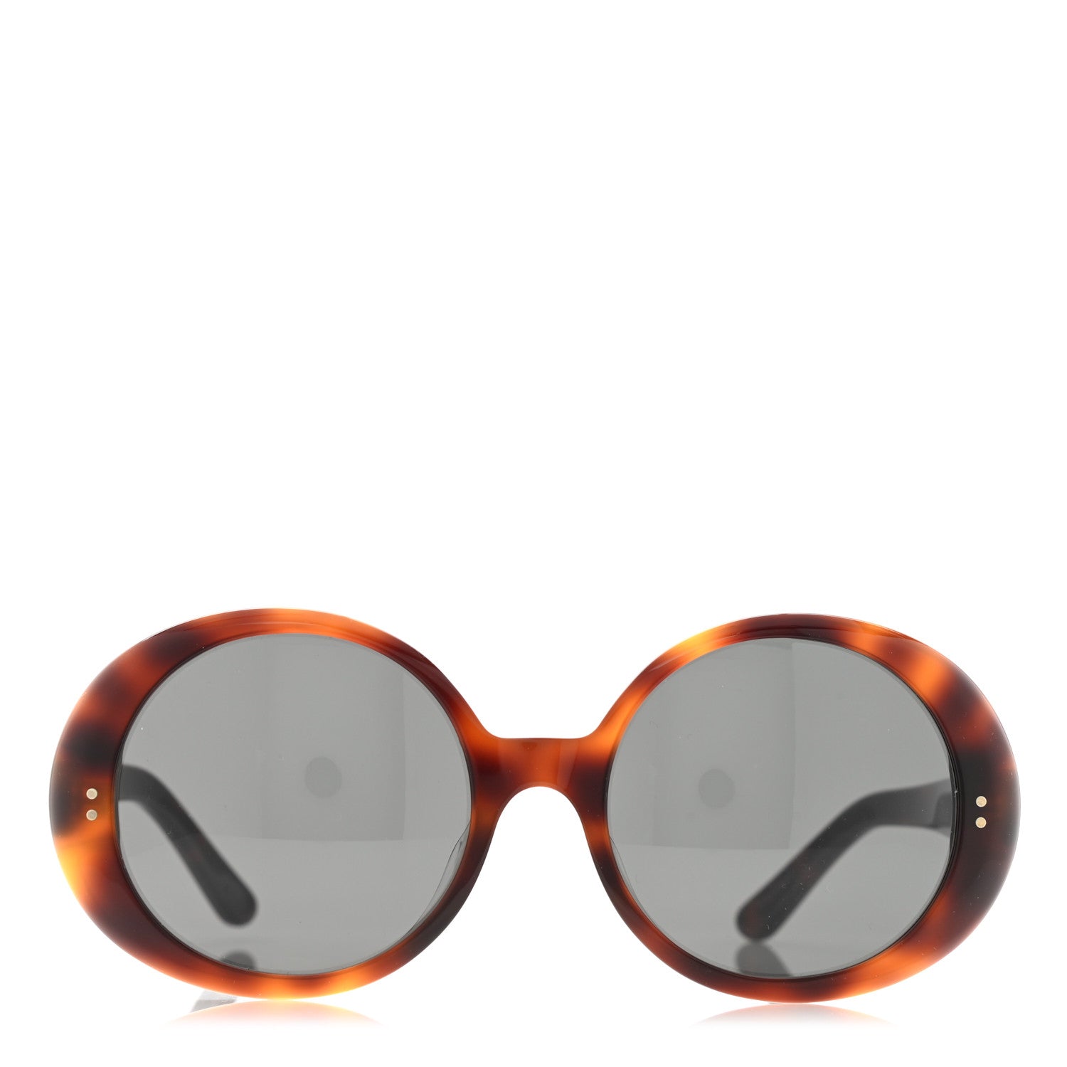 Celine Acetate Polarized Oval Sunglasses CL 40065 Brown 2 of 7