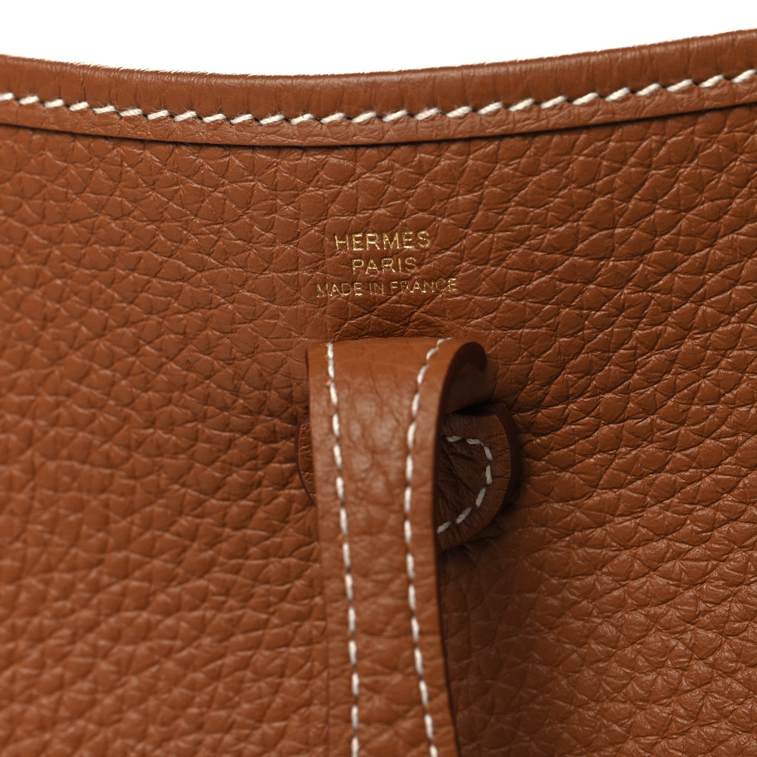 Hermes Taurillon Clemence Evelyne TPM Gold 6 of 11