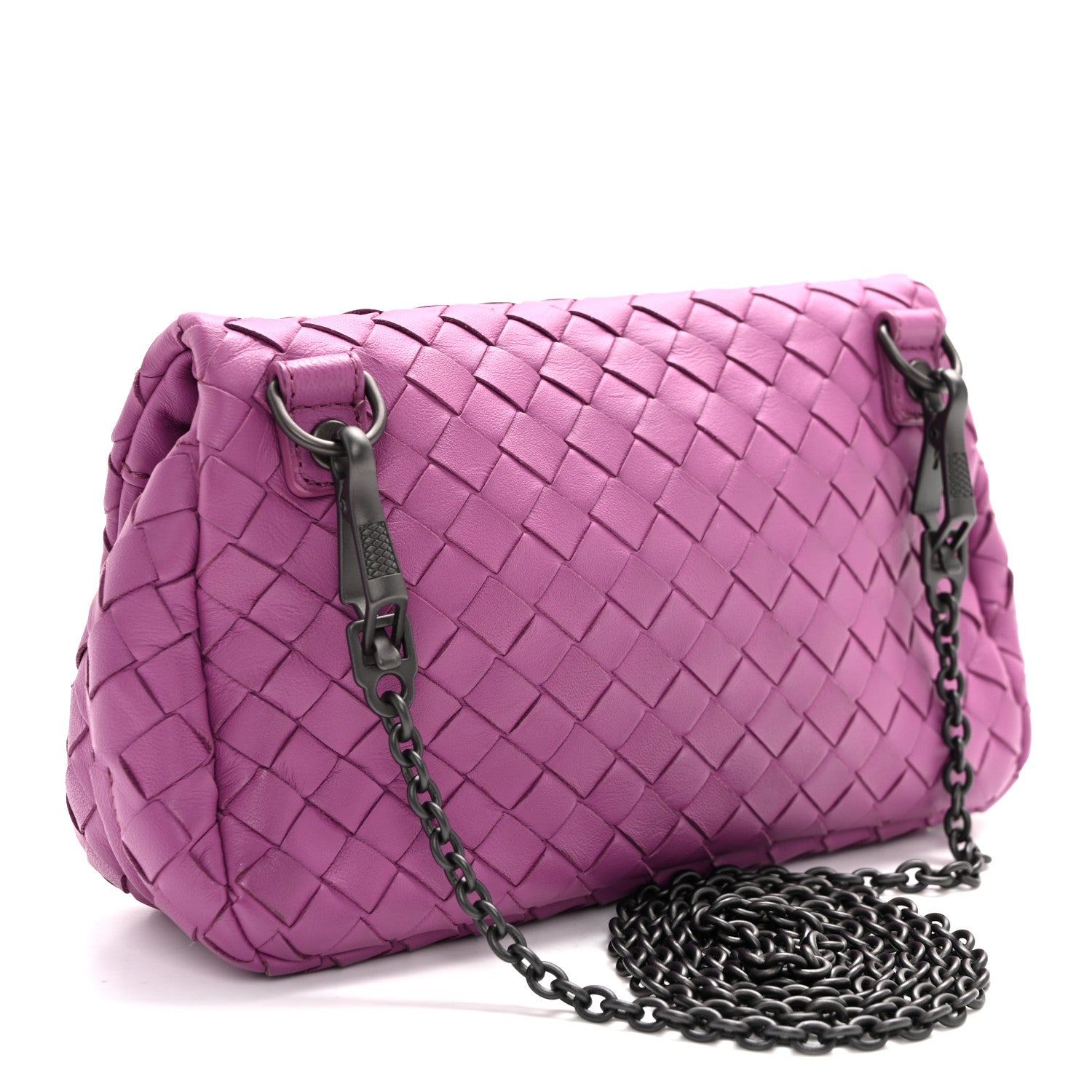 Bottega Veneta Nappa Intrecciato Small Chain Crossbody Corot 3 of 10