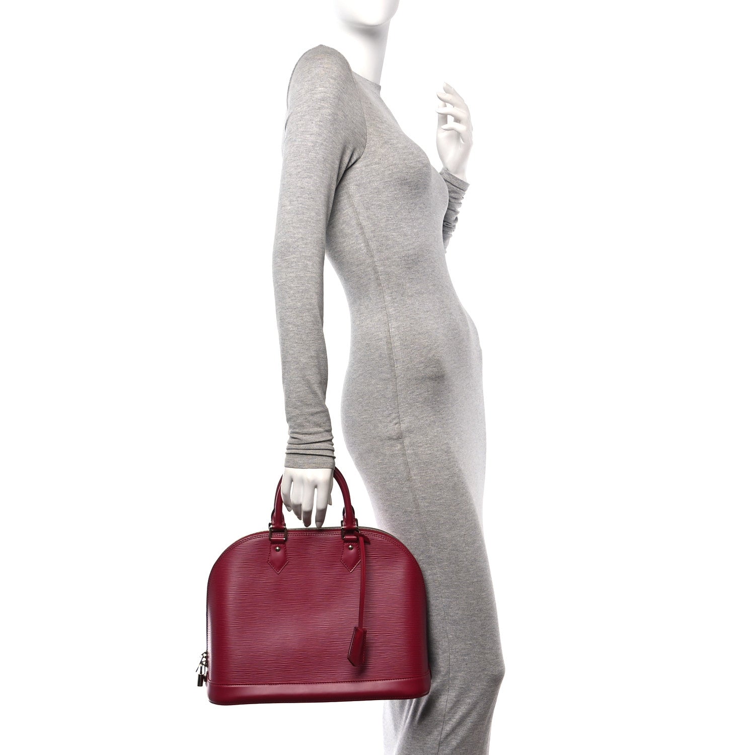 Louis Vuitton Epi Alma MM Fuchsia 2 of 10