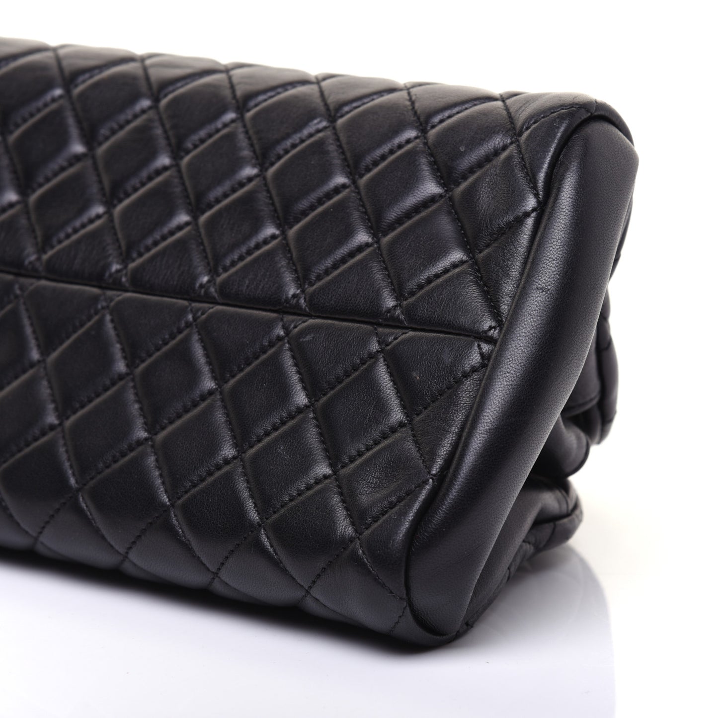 Lambskin Quilted Medium Just Mademoiselle Black
