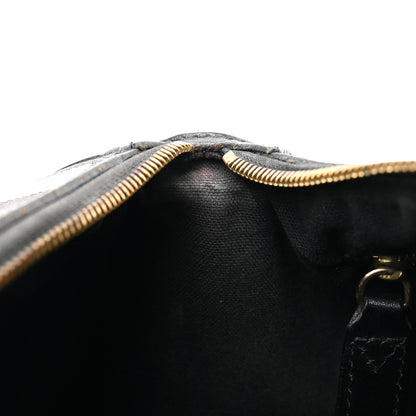 Burberry House Check Bridle Calfskin Medium Alchester Bowling Bag Black 10 of 21