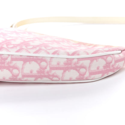Christian Dior Monogram Mini Saddle Pochette Pink 13 of 15