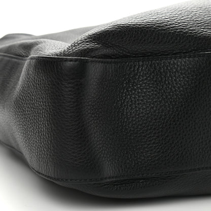 Prada Vitello Daino Medium Pocket Hobo Bag Black 9 of 10