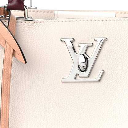 Louis Vuitton Calfskin Lockme Day Rose Silk Quartz Calla 9 of 10