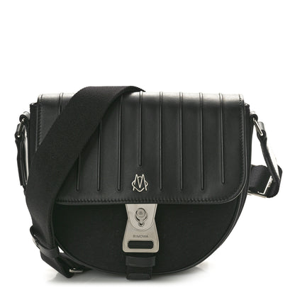Rimowa Calfskin Canvas Never Still Crossbody Flap Bag Black 1 of 10