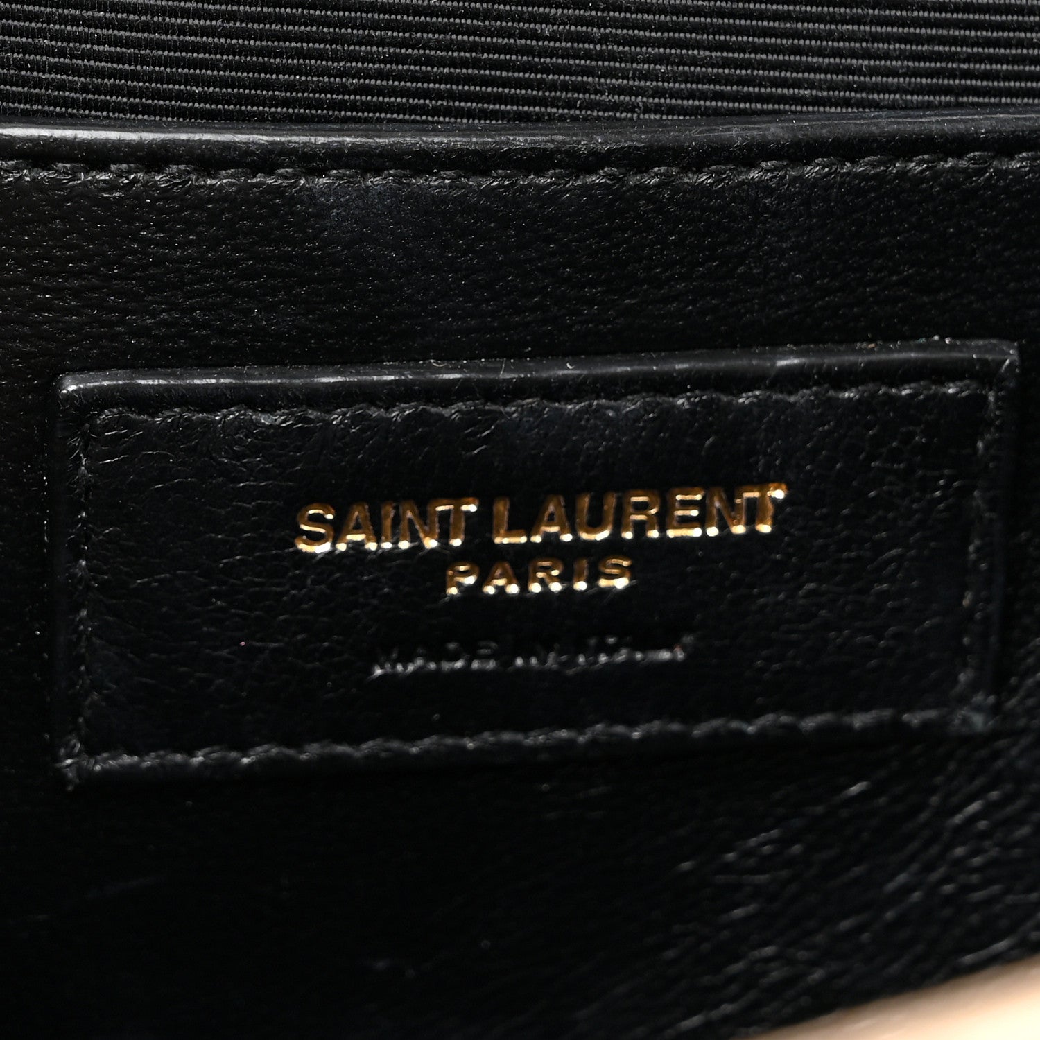 Saint Laurent Grain De Poudre Textured Mixed Matelasse Medium Triquilt Monogram Satchel Dark Beige 6 of 14