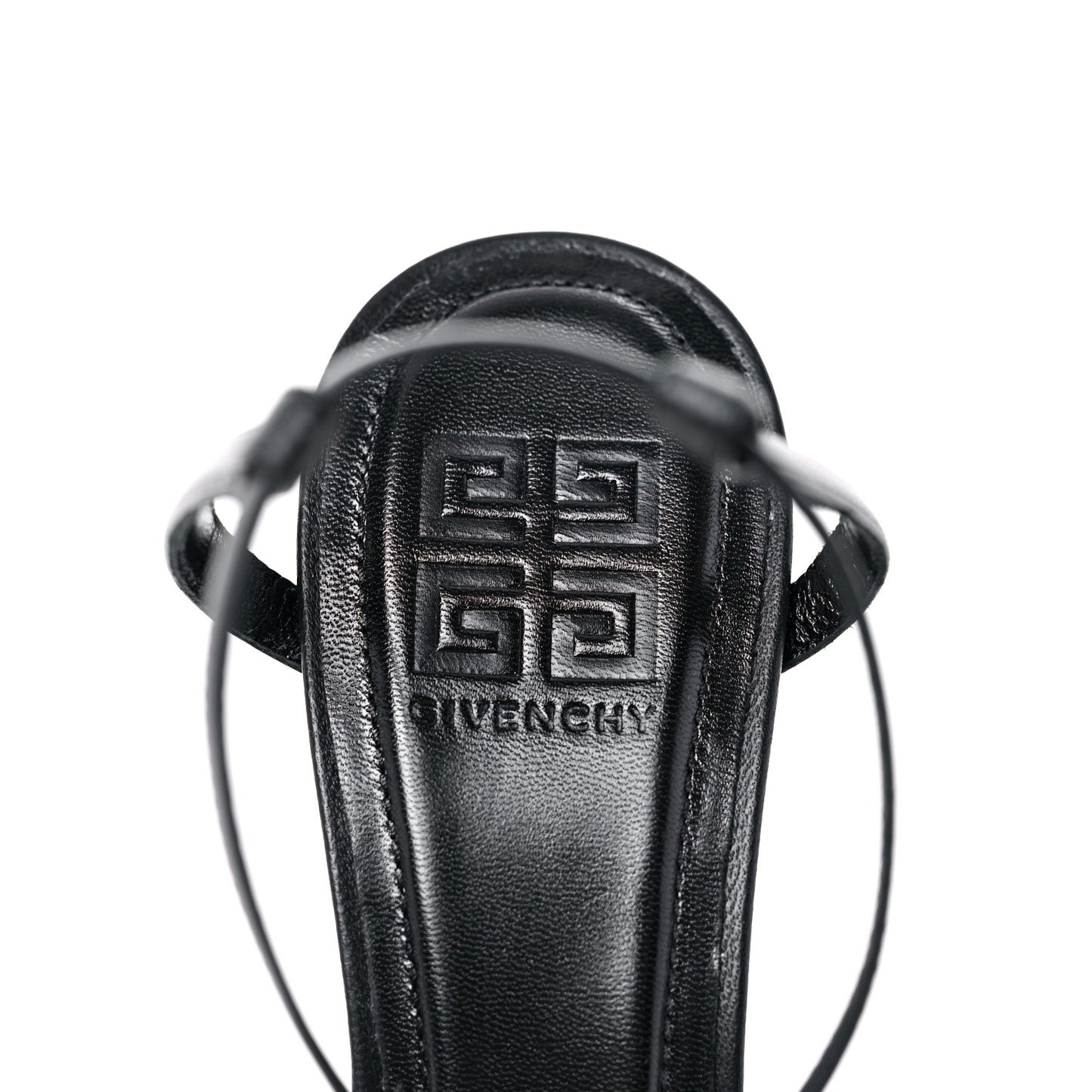 Smooth Nappa G Cube 85mm Sandals 38 Black