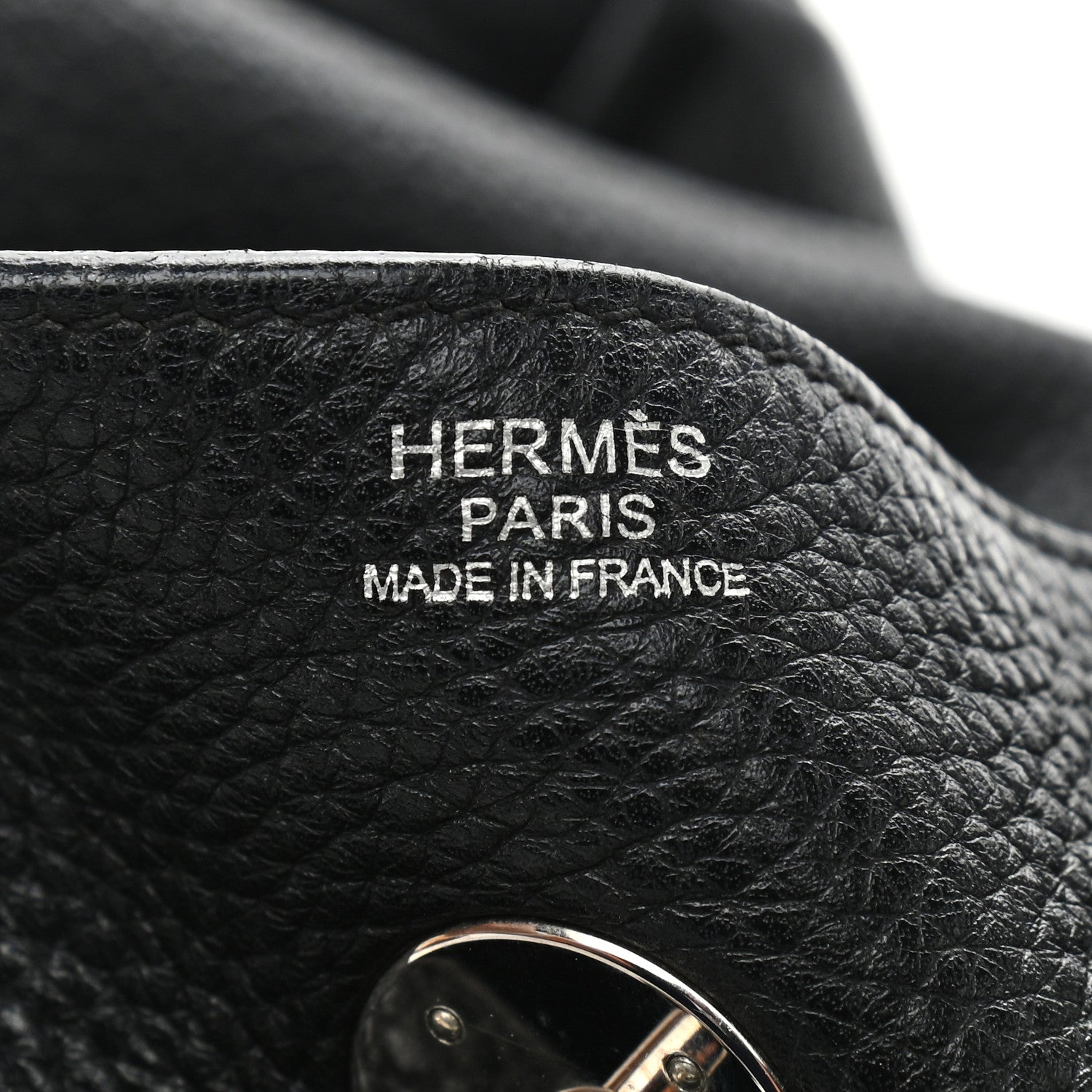 Hermes Taurillon Clemence Lindy 34 Black 6 of 12