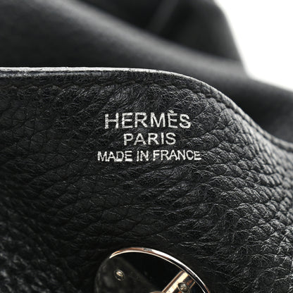 Hermes Taurillon Clemence Lindy 34 Black 6 of 12
